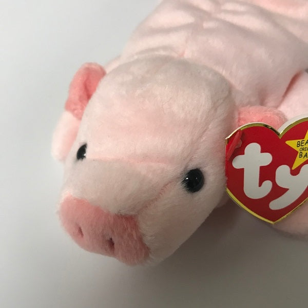 Ty Beanie Baby Squealer the Pig plush pig