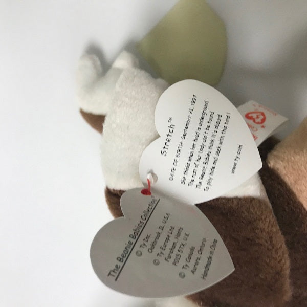 Ty Beanie Baby Stretch the Ostrich 1997 hang tag