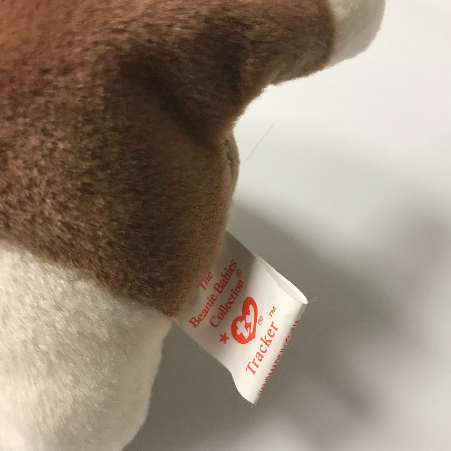 Ty Beanie Baby Tracker Basset Hound 1997 Plush Dog 9 Inch