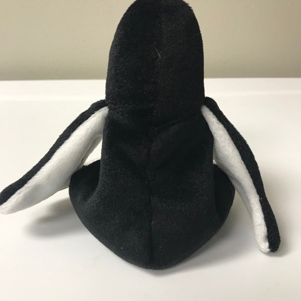 Ty Beanie Baby Waddle the Penguin 1995 Style 4075 back view