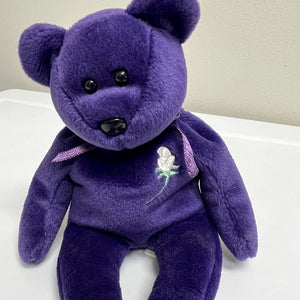 Ty Princess Bear Purple Princess Diana Bear 1997