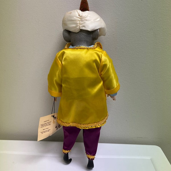 Victoria Collectibles Porcelain Mouse Clown Doll Figurine