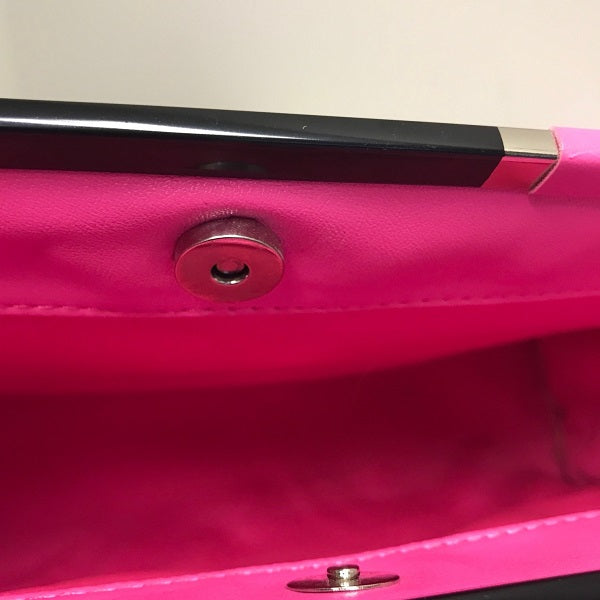 Victoria's Secret Hot Pink Clutch Purse Small