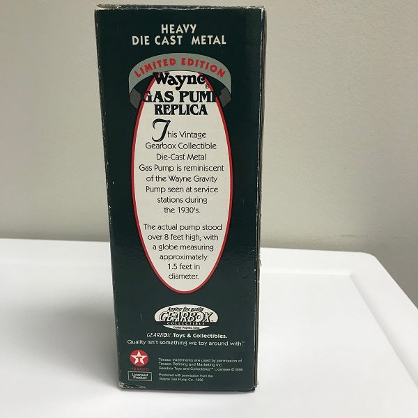 1996 Gearbox Texaco Wayne Gas Pump Die-Cast Replica