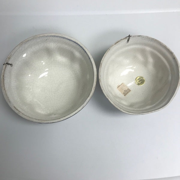 Vintage ABC Bassano Ceramiche Hand Painted Wall Hanging Dome Mold Italy