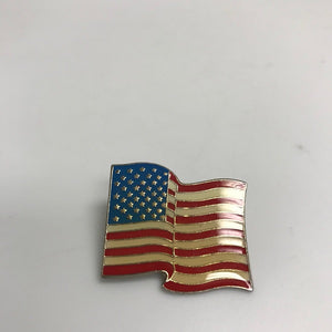 Vintage American Flag Pin Klein International LTD Metal Lapel Pin