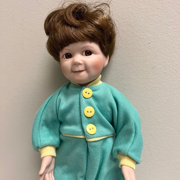 Vintage Ashton Drake Galleries Just Putting it Back Porcelain Doll