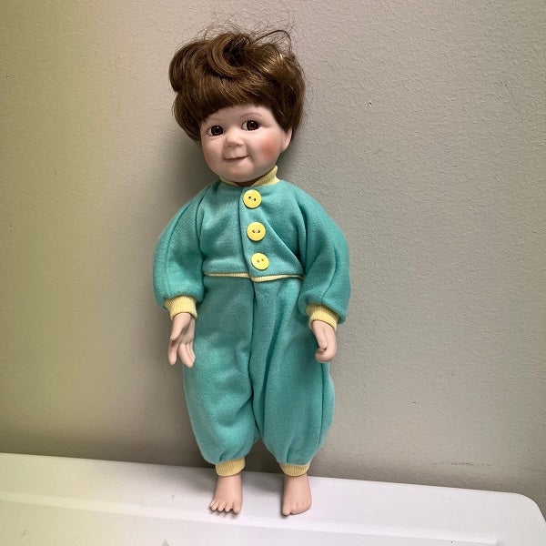 Vintage Ashton Drake Galleries Just Putting it Back Porcelain Doll