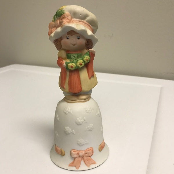 Vintage Collectible Porcelain Bell Miss Mitzie by Heartline Figurine 6in