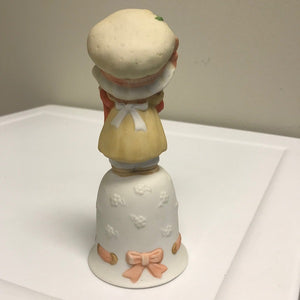 Vintage Collectible Porcelain Bell Miss Mitzie by Heartline Figurine 6in