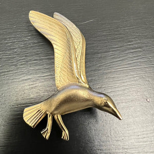 Vintage Giovanni Gold Tone Seagull Bird Brooch 2.25in