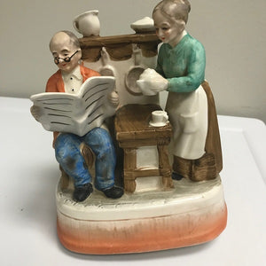 Vintage Grandpa and Grandma Music Box No Place Like Home