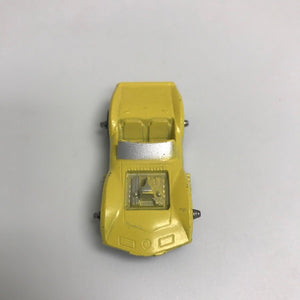 Vintage Midgetoy Yellow Corvette Stringray Metal Die-Cast Toy Car
