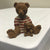 Vintage Miniature 2" Teddy Bear Figurine Composite Resin