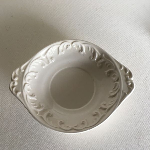 Vintage Napcoware White Provincial Small Dish Basin