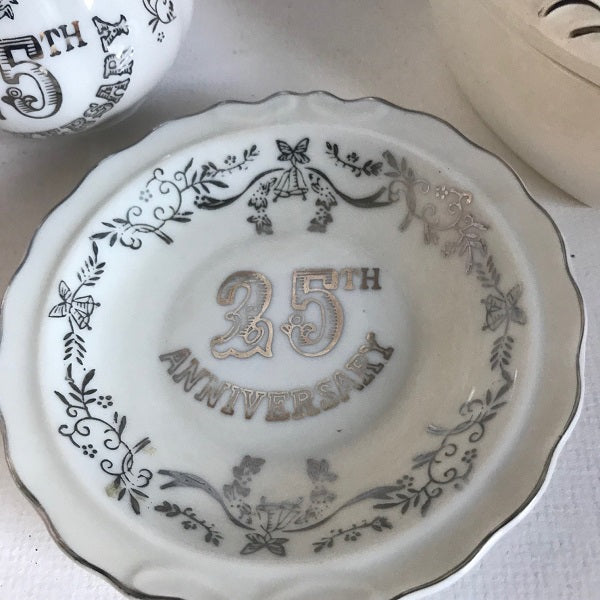 Vintage Norcrest Silver 25th Anniversary 3-Piece Gift Set