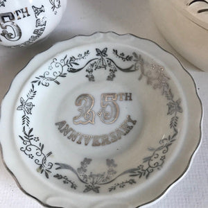 Vintage Norcrest Silver 25th Anniversary 3-Piece Gift Set