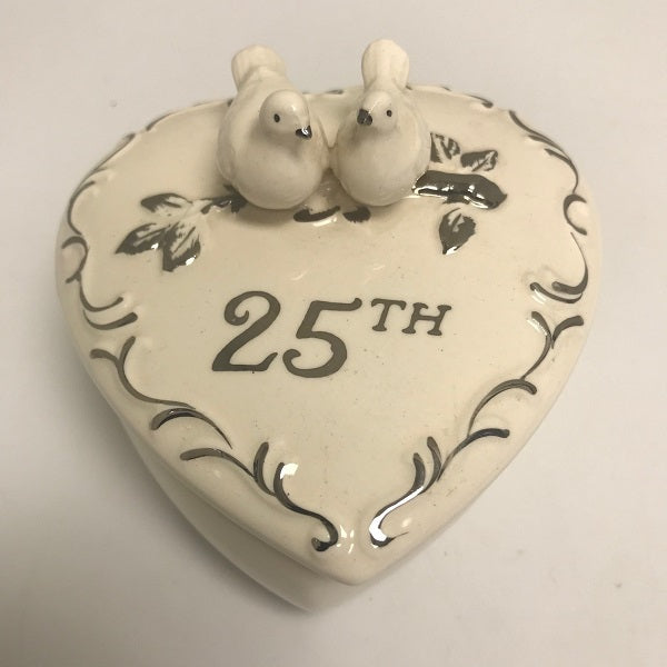 Vintage Norcrest Silver 25th Anniversary 3-Piece Gift Set