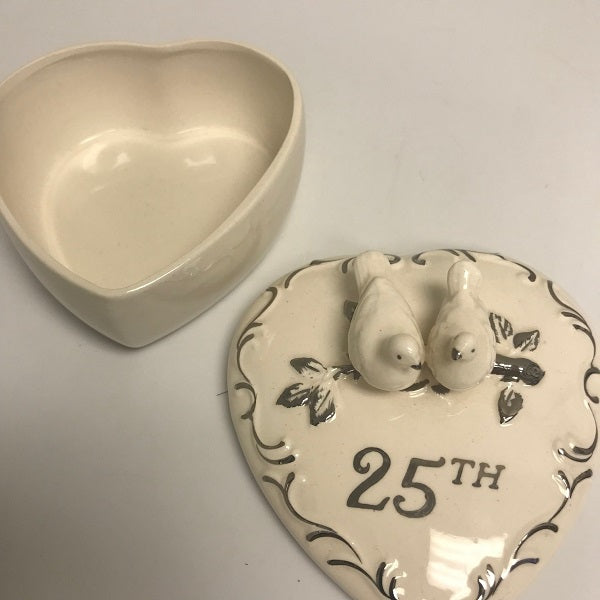 Vintage Norcrest Silver 25th Anniversary 3-Piece Gift Set