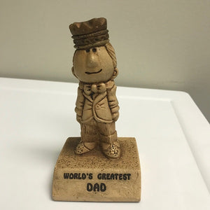 Vintage Paula Inc. World's Greatest Dad 1970 Figurine