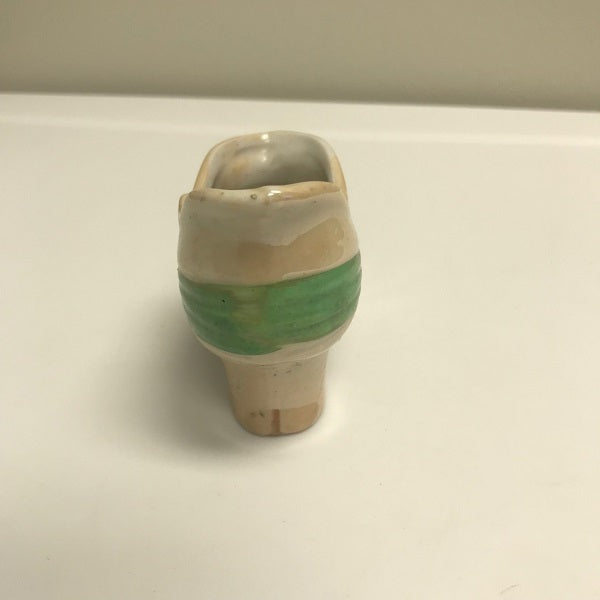 Vintage Porcelain Shoe Figurine Made In Japan