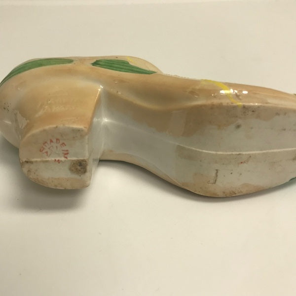 Vintage Porcelain Shoe Figurine Made In Japan