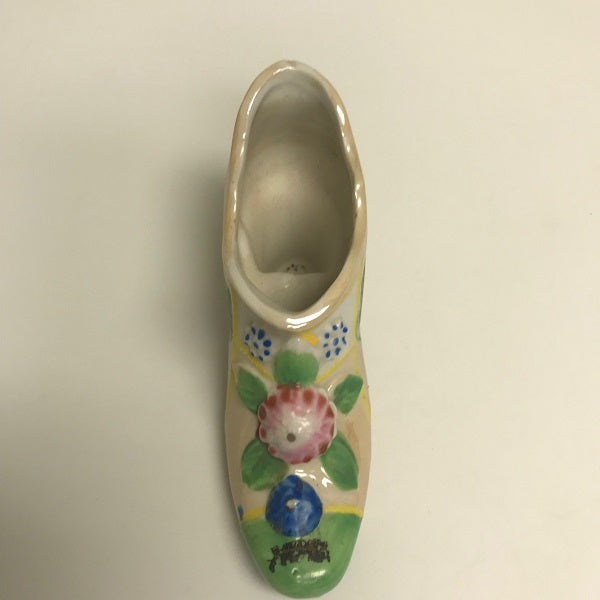 Vintage Porcelain Shoe Figurine Made In Japan