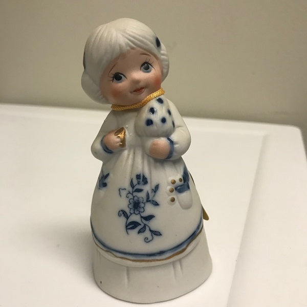 Vintage Royal Majestic Jasco Porcelain Bisque Bell Doll Figurine