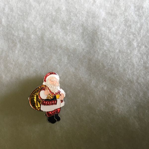 Santa claus shop brooch