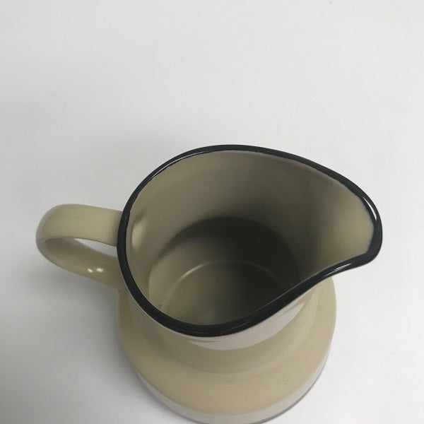 Vintage Sears Freezer To Oven Stoneware Brown Creamer Made in Japan