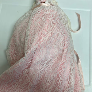 Vintage Specially Fashioned By Mildred Doll Dress Porcelain Doll