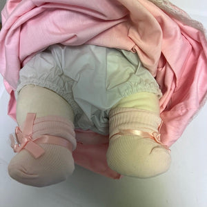 Vintage Specially Fashioned By Mildred Doll Dress Porcelain Doll