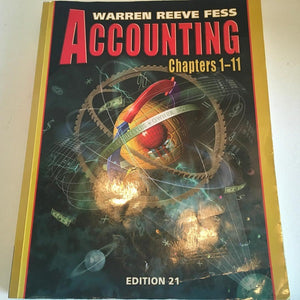 Warren Reeves Fess Accounting Book 