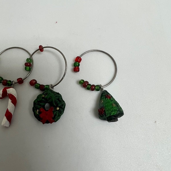 Wine Bottle Charms Christmas Charms For Bottle 6 Charms