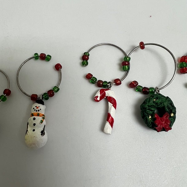 Wine Bottle Charms Christmas Charms For Bottle 6 Charms