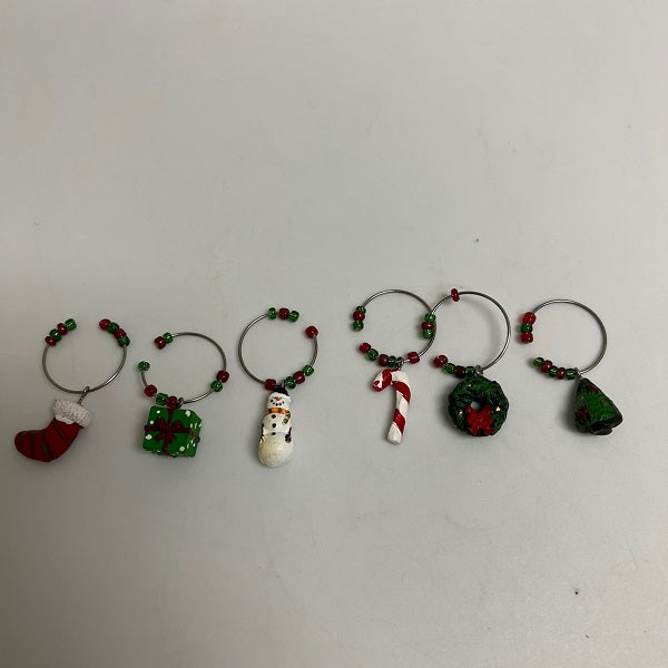 Wine Bottle Charms Christmas Charms For Bottle 6 Charms