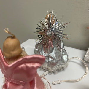 Vintage Angel Christmas Ornaments Lot of 5