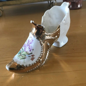 porcelain gold shoe 