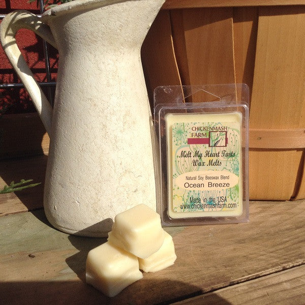 Ocean Breeze Candle Melts | Melt My Heart Tarts | Wax Melts-Chickenmash Farm