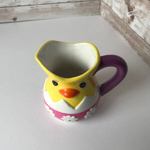 chicken dishware creamer pitcher