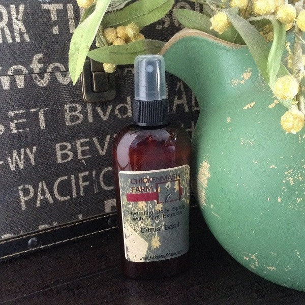 Cool Citrus Basil Hydrating Body Spray-Chickenmash Farm