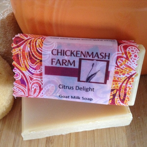 Citrus Delight Goat Milk Soap-Chickenmash Farm