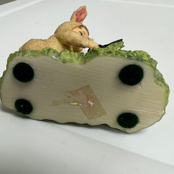 Easter Bunny Figurines Lot of 3 Small Resin Bunny Rabbit Decoration