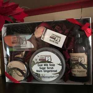 Bath and Body Gift Box | Warm Gingerbread Gift Set-Chickenmash Farm