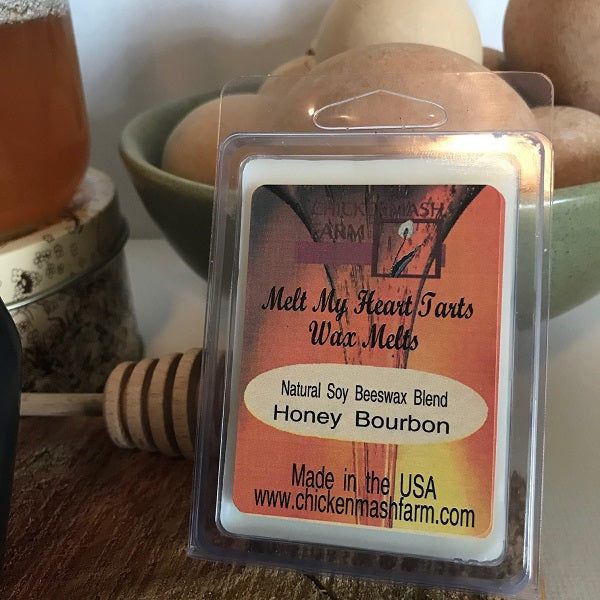 Honey Bourbon Wax Melt | Scented Wax Tarts-Chickenmash Farm