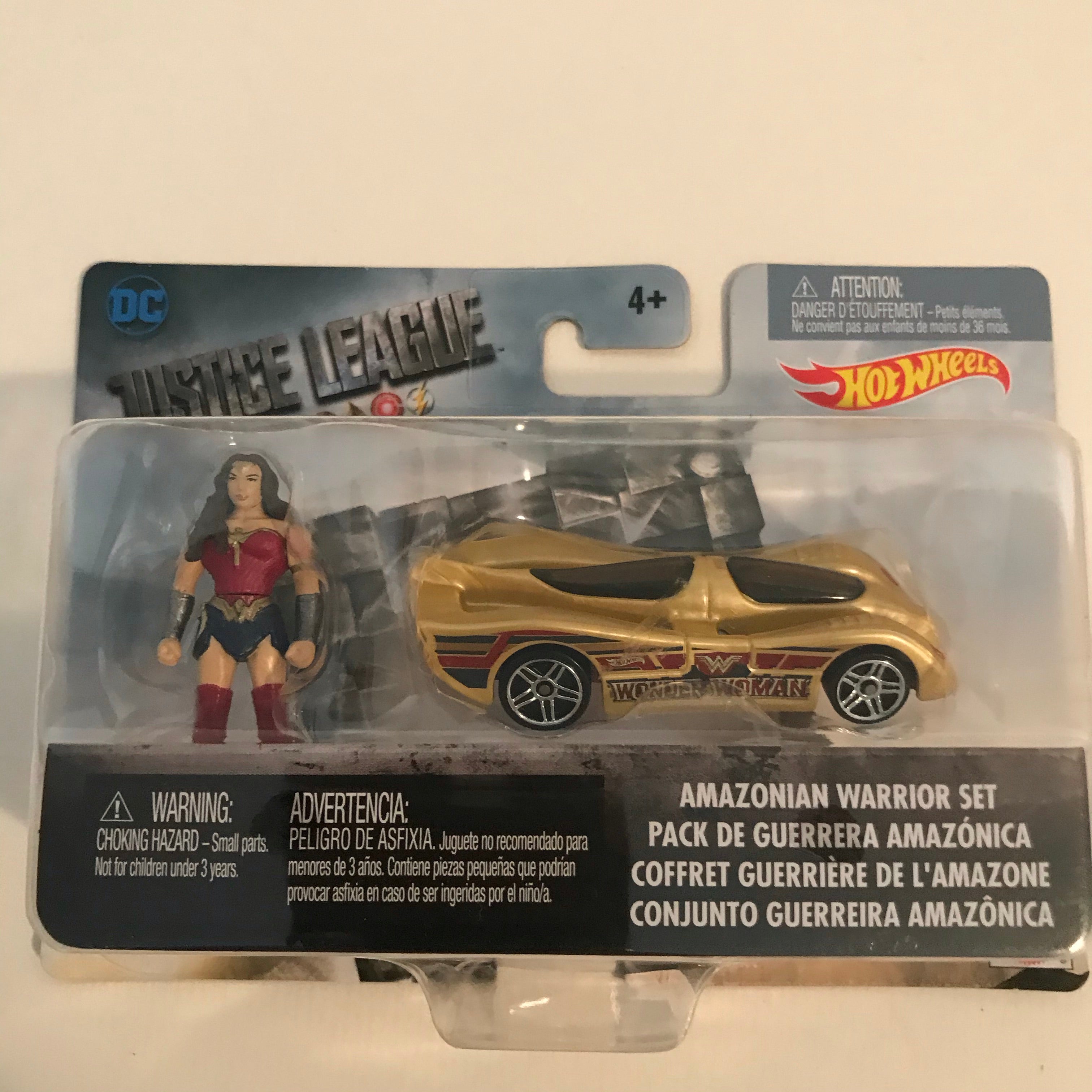 Hot Wheels Marvel DC Wonder Woman, Veicolo Giocattolo DKJ66, Auto Die-Cast Per Bambini, Collezionabile