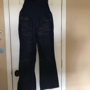 A Pea In The Pod Maternity Jeans, Full Panel Size PS-Chickenmash Farm