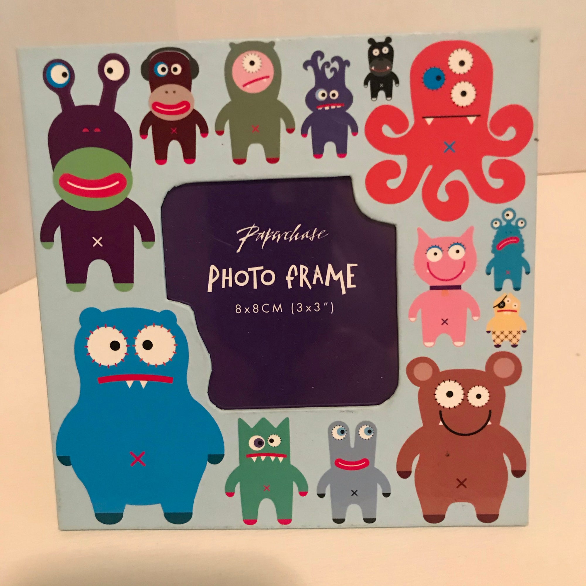 Paperchase Monster Photo Frame 3"x3" Children's Photo Frame for Boys-Chickenmash Farm