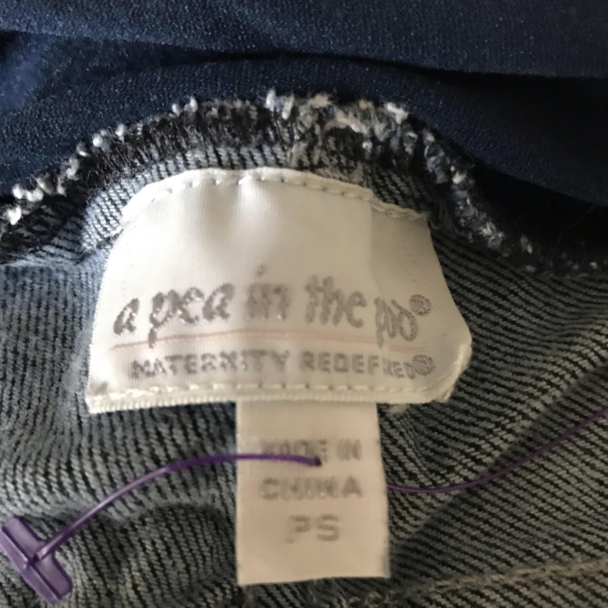 A Pea In The Pod Maternity Jeans, Full Panel Size PS-Chickenmash Farm