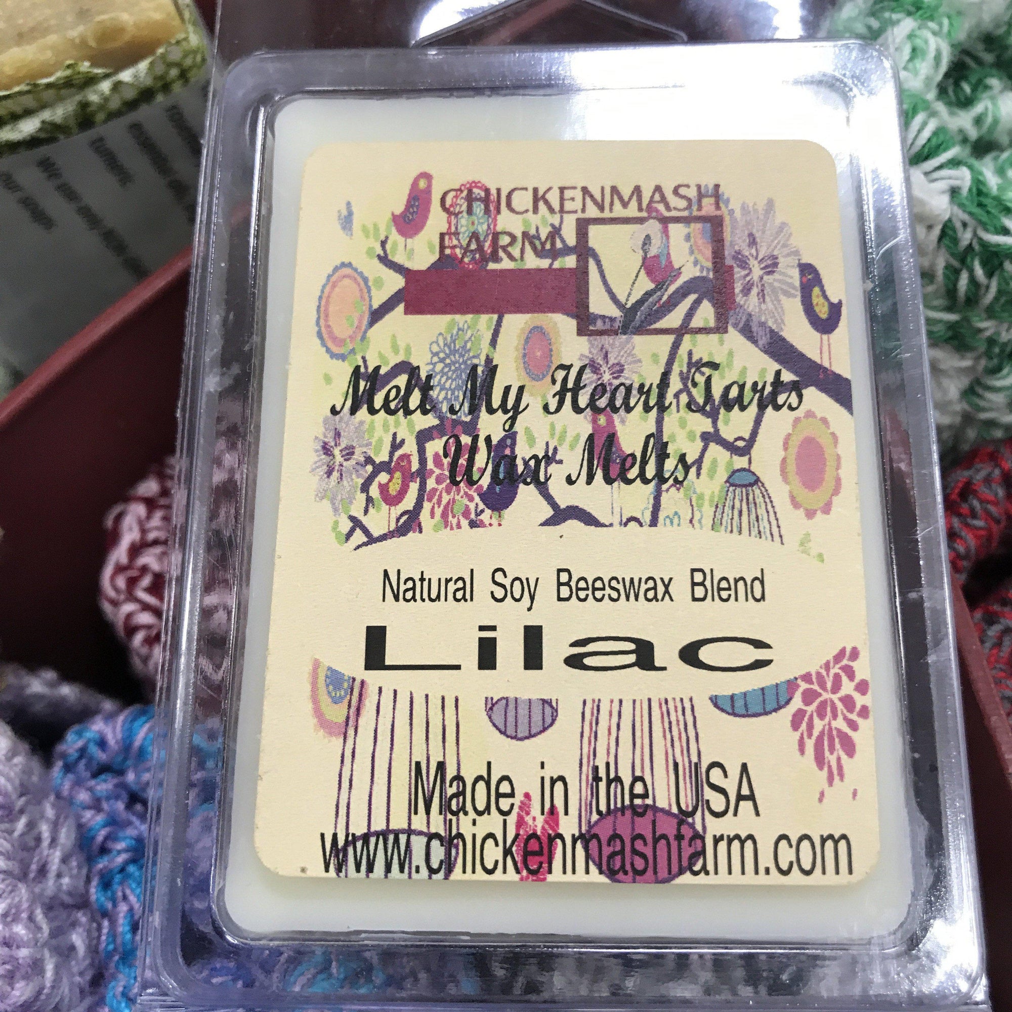 Lilac Candle Melts | Melt My Heart Tarts | Wax Melts-Chickenmash Farm